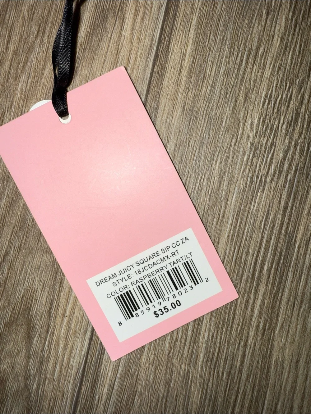 Juicy Couture Pink Velvet Wristlet Card Case